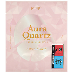 Маска гидрогелевая  для лица с жемчужной пудрой Aura Quartz Hydrogel Face Mask