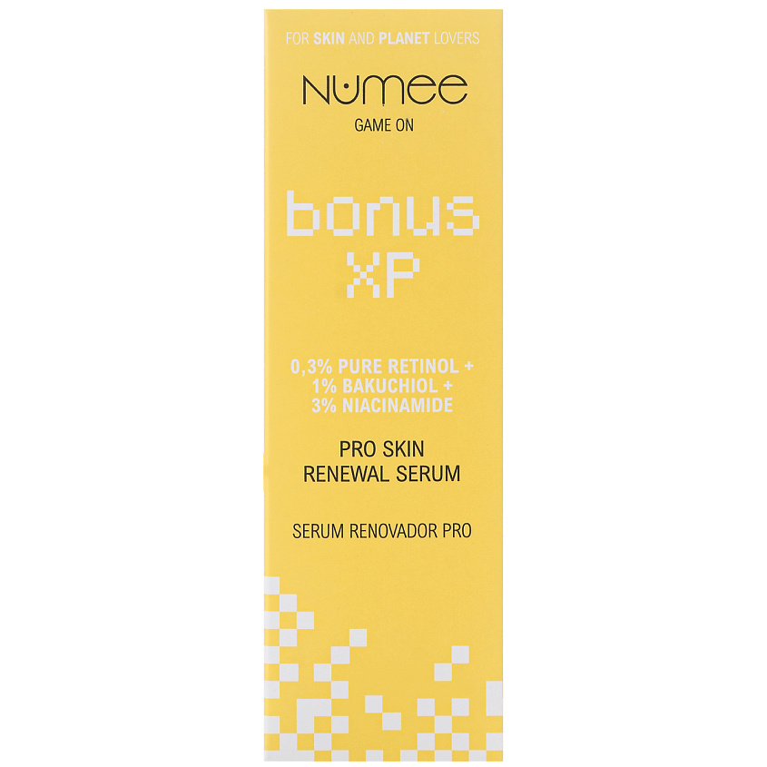 NUMEE Сыворотка для лица восстанавливающая Game On Bonus xp pro skin Renewal Serum – фото 3