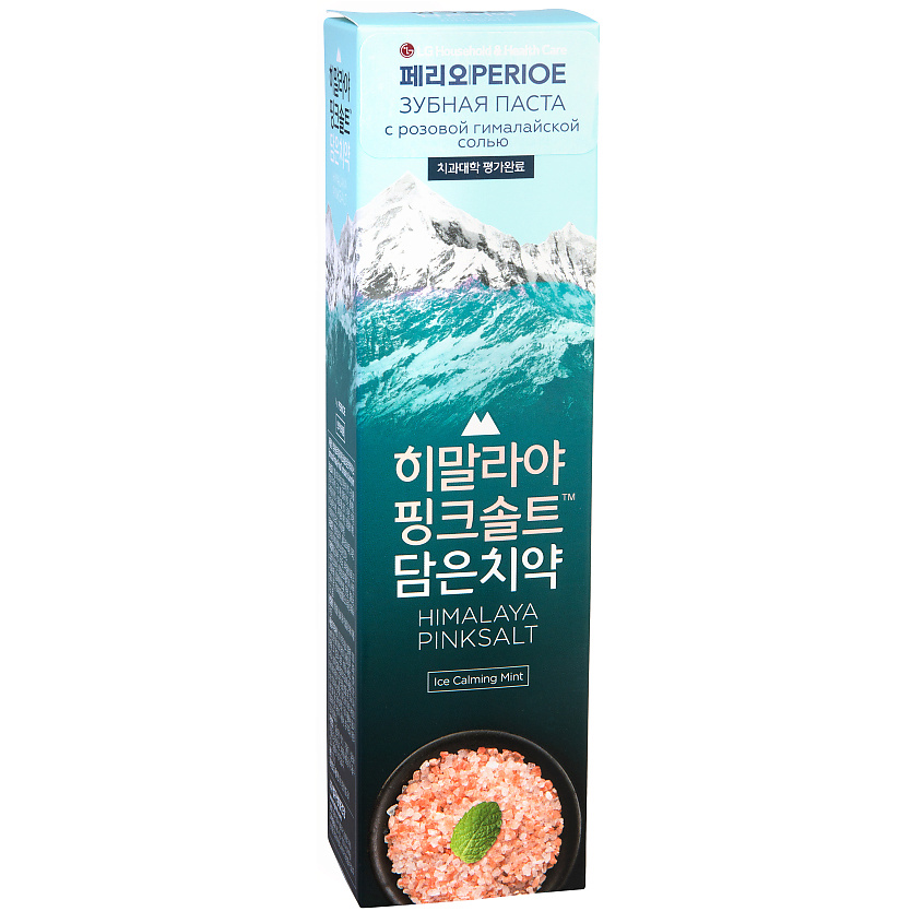 PERIOE зубная паста с розовой гималайской солью Himalaya Pink Salt Ice Calming Mint – фото 9