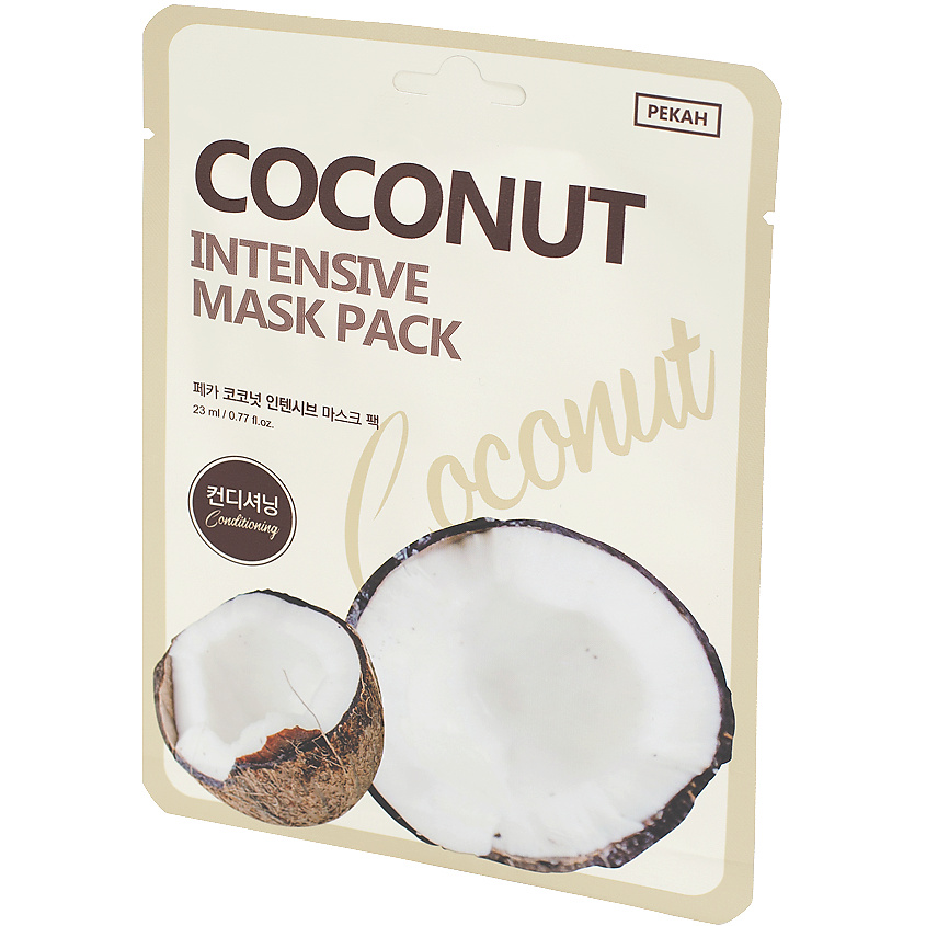 PEKAH Тканевая маска с экстрактом Кокоса Coconut Intensive Mask Pack – фото 3