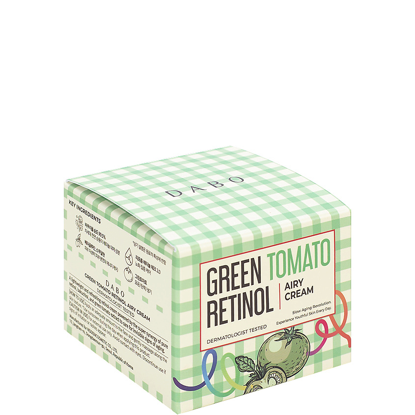DABO Омолаживающий крем с ретинолом и экстрактом зелёного томата Green Tomato Retinol Cream – фото 4