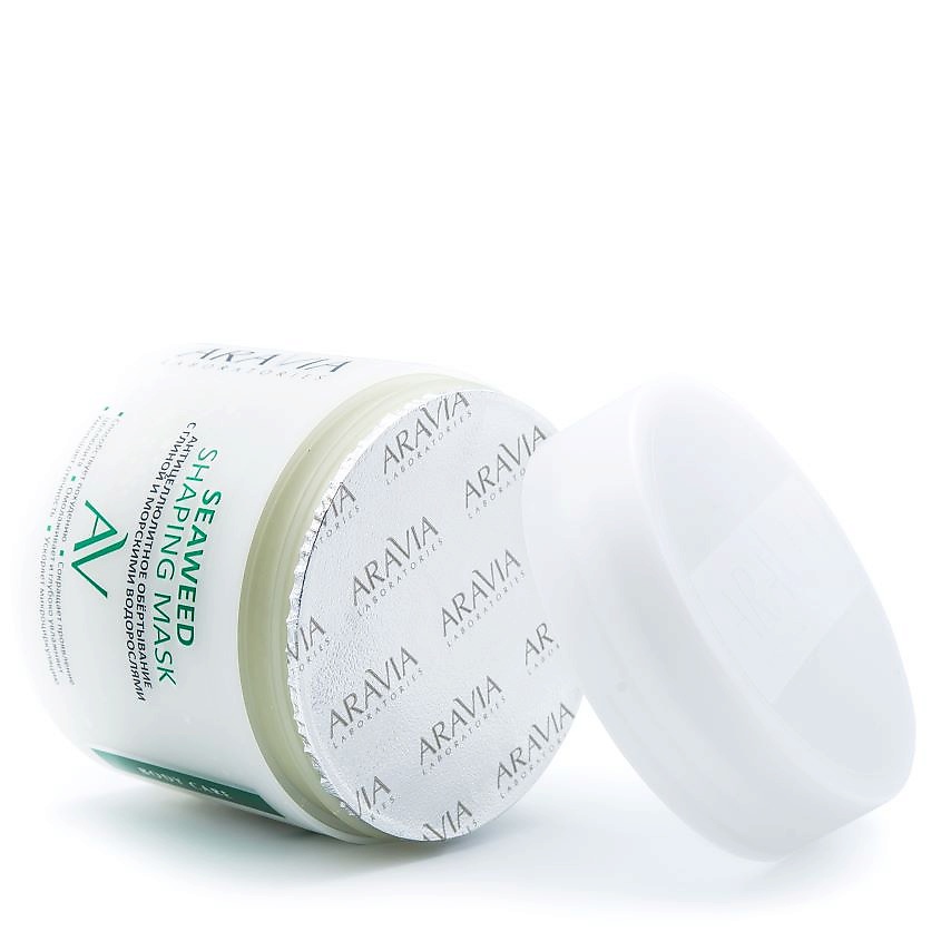ARAVIA LABORATORIES Антицеллюлитное обёртывание с глиной и морскими водорослями Seaweed Shaping Mask – фото 3