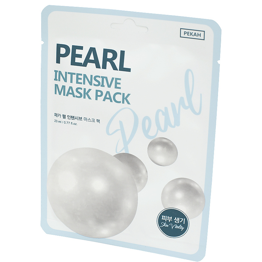 PEKAH Тканевая маска с экстрактом Жемчуга Pearl Intensive Mask Pack – фото 3