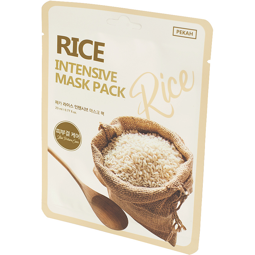 PEKAH Тканевая маска с экстрактом Риса Rice Intensive Mask Pack – фото 3