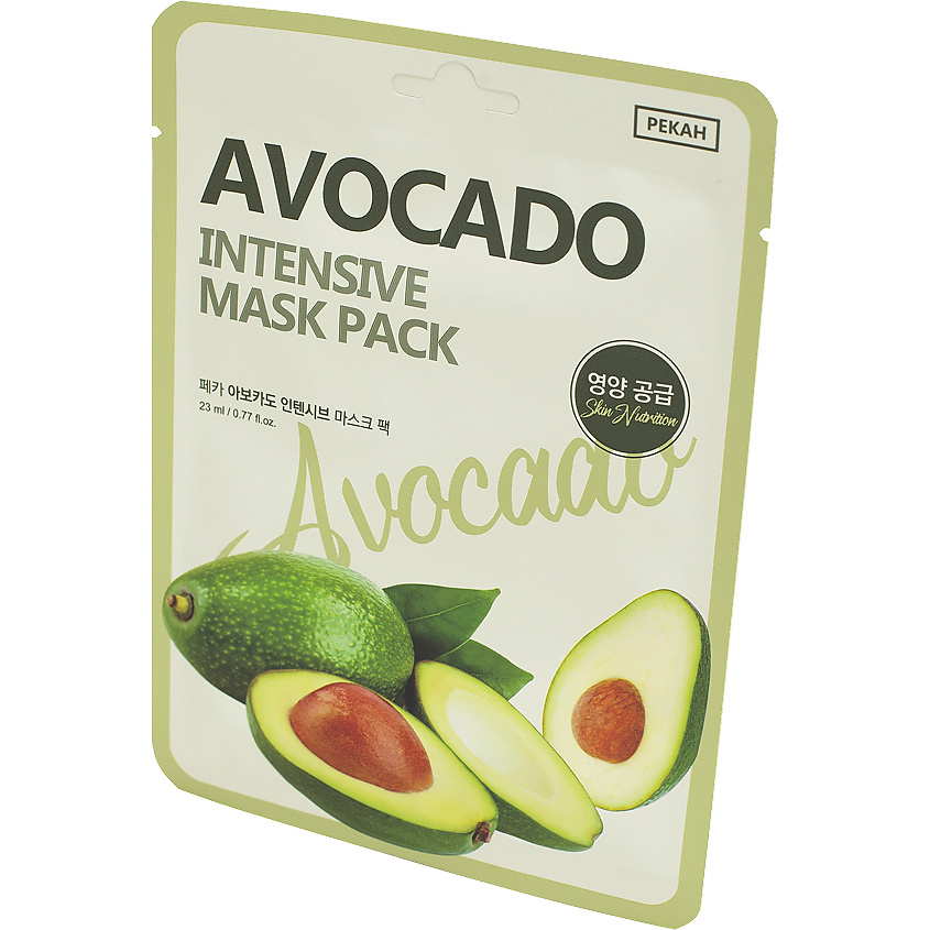 PEKAH Тканевая маска с экстрактом Авокадо Avocado Intensive Mask Pack – фото 3