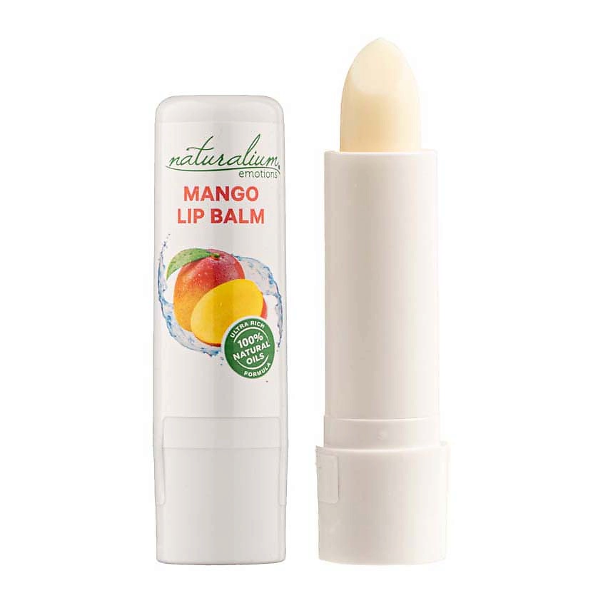NATURALIUM Бальзам для губ увлажняющий Сочный манго Moisturizing Lip Balm Juicy Mango – фото 3