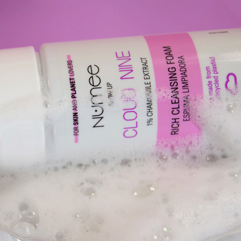 NUMEE Пенка для лица очищающая Glow Up Cloud Nine Rich Cleansing Foam – фото 4