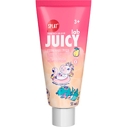 Детская зубная паста с фтором солнечная груша для защиты от кариеса Juicy Lab