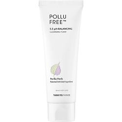 Пенка для лица очищающая 5.5 pH Pollu Free Cleansing Foam