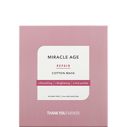 Маска для лица тканевая антивозрастная восстанавливающая Miracle Age Repair Cotton Mask
