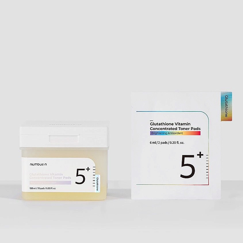 NUMBUZIN Пэды для лица с ниацинамидом No. 5+ Vitamin-Niacinamide Concentrated – фото 5