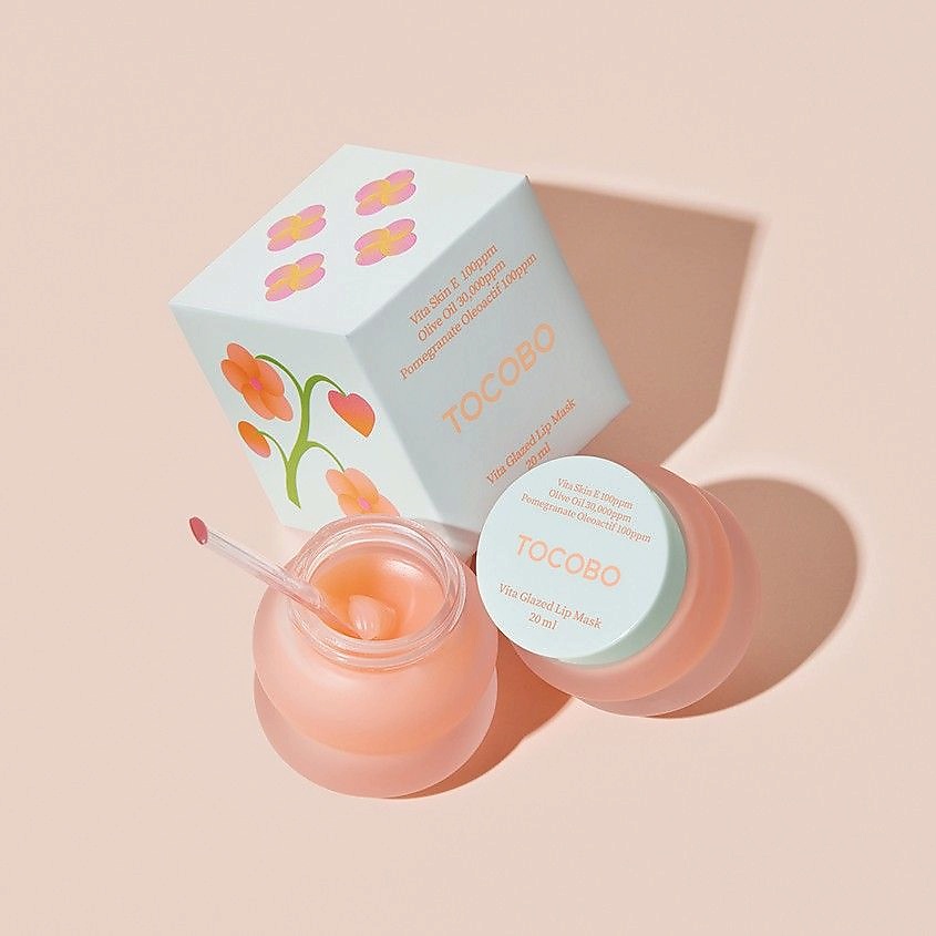 TOCOBO Маска для губ ночная восстанавливающая Vita Glazed Lip Mask – фото 2