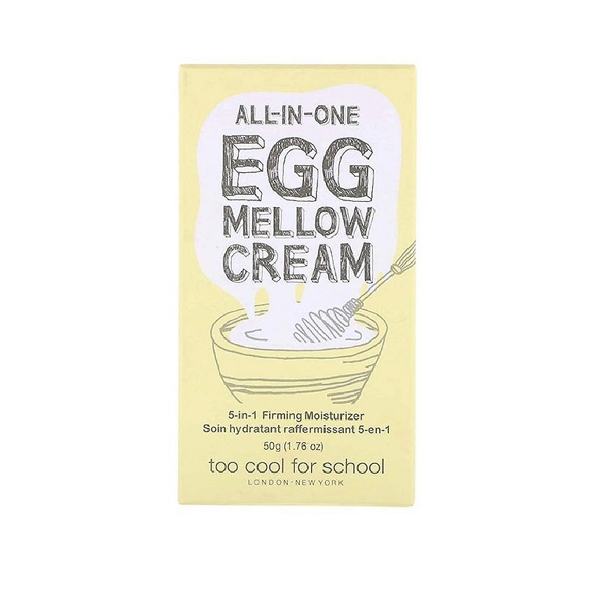 TOO COOL FOR SCHOOL Крем для лица смягчающий Egg Mellow, 50 г – фото 2