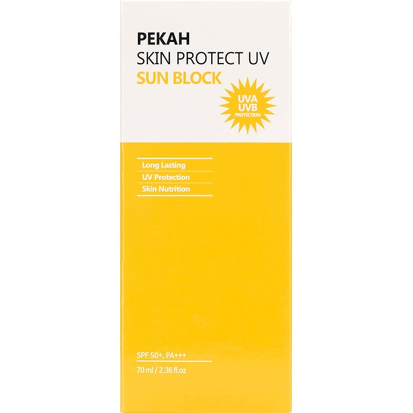 PEKAH Солнцезащитный крем для лица и тела SPF 50+ PA+++ Skin Protect UV Sun Block – фото 2