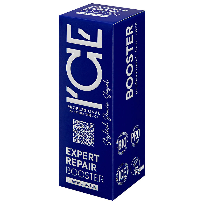 ICE BY NATURA SIBERICA Бустер-концентрат для экспертного восстановления волос Expert Repair Booster – фото 4